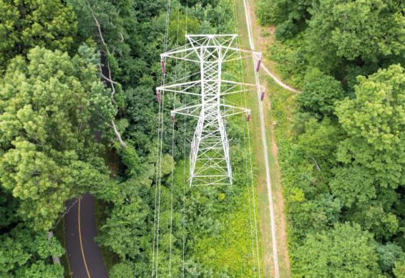 Torre de energía en Colombia